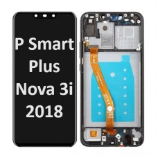 Huawei P Smart Plus / Nova 3i (2018) LCD / OLED touch screen with frame (Original Service Pack) [Black] H-248